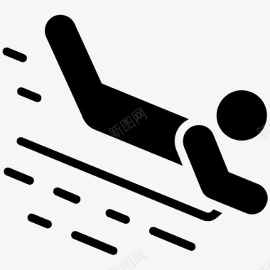 运动会展板雪橇奥运会比赛奥林匹克运动会图标图标