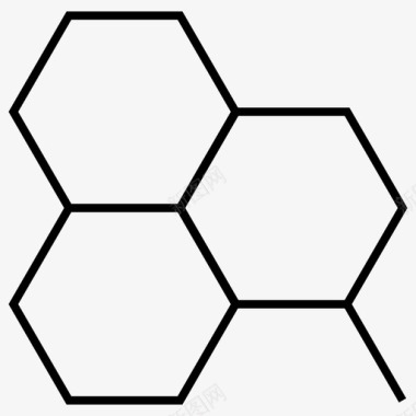 六边形架构蜂箱六边形科学锐利图标图标