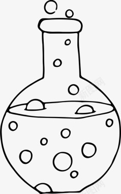 狗狗用品烧瓶化学教育图标图标