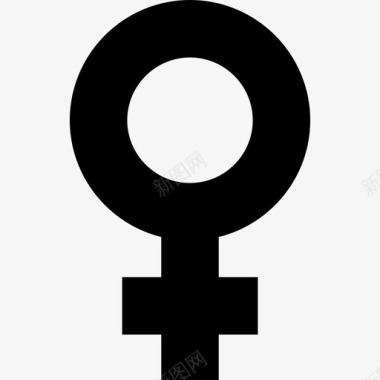 女性形状符号和形状图标图标