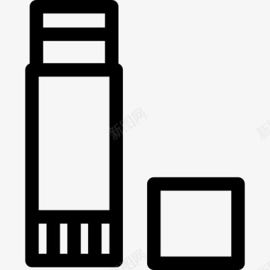 玉米种子棒胶水棒师工具图标图标