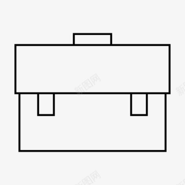 皮质办公包手提箱包公文包图标图标