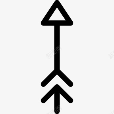 美洲土著箭头箭头美国部落符号图标图标