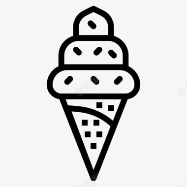 冰激凌夏季甜味图标图标