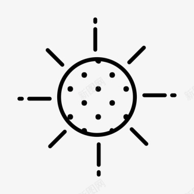 太阳大气元素图标图标