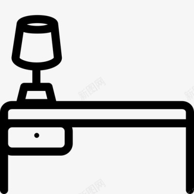 灯具书桌电器家具图标图标