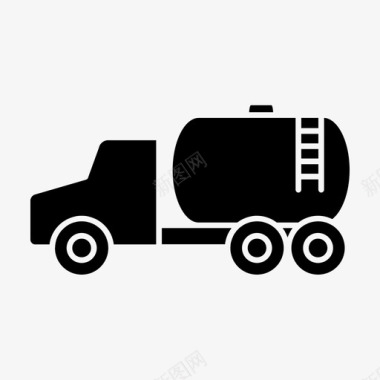 卡车油料油桶图标图标