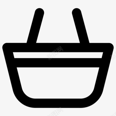 篮子购物商店图标图标