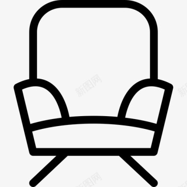 家居沙发办公椅家居客厅图标图标