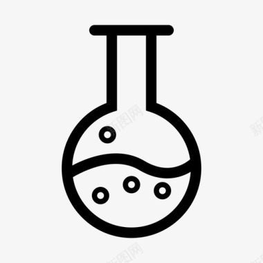 实验器皿化学玻璃器皿实验室图标图标