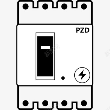 断路器配电柜主断路器图标