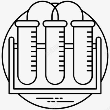 兴趣培养试管培养管实验图标图标