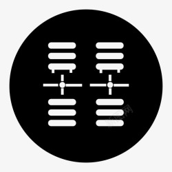 数据通信数据库服务器大数据通信图标高清图片