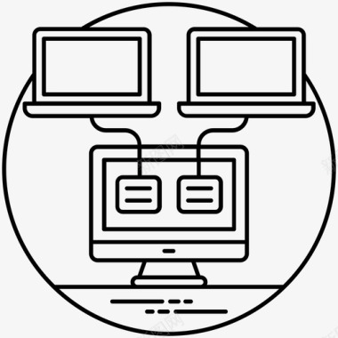 PCB线路网络工作流工作流过程互联网和网络线路iocns图标图标