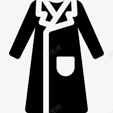 长袍时尚服装偶像图标图标
