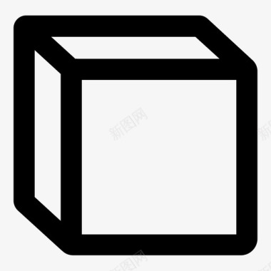 立方体立体图标图标
