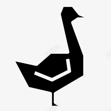 鸭动物禽类图标图标