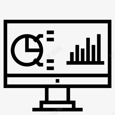 市场营销商务计算机图标图标