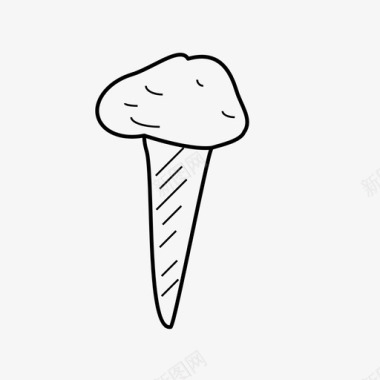 冰淇淋食物夏天图标图标