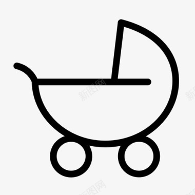 新生儿婴儿护理者图标图标
