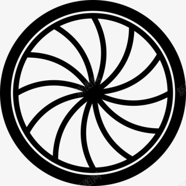 车轮自行车车轮摩托车车轮图标图标