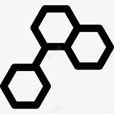 活性分子分子键教育综合学校图标图标