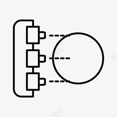 传统民族三维扫描仪三维扫描打印图标图标