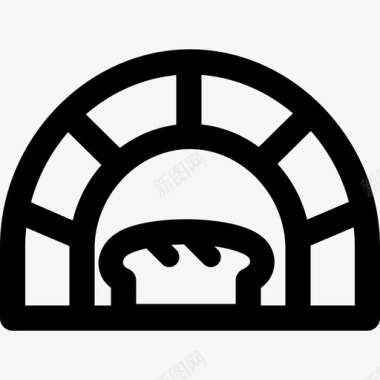 烤箱面包烤箱面包房图标图标