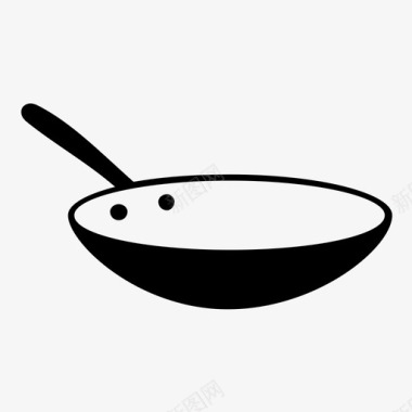 炒锅自助餐厅厨具图标图标
