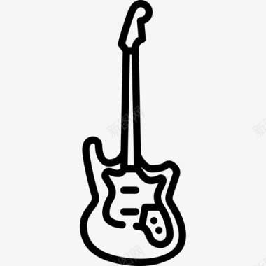 吉他音乐节图标图标