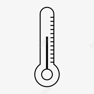 温度测量温度计摄氏度健康图标图标