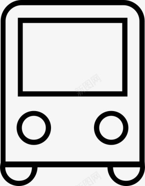 公共交通标识公共汽车驾驶公共交通图标图标