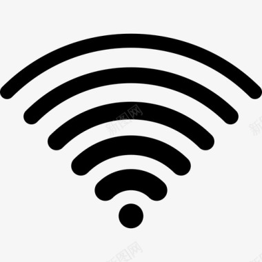 Wifi技术无线网络图标图标