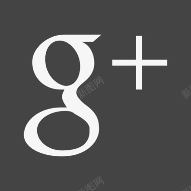 公证徽标GooglePlus徽标请求图标线性图标