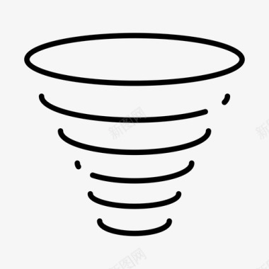 龙卷风龙卷风空气大气图标图标