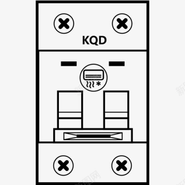大金空调标识空调支路断路器图标