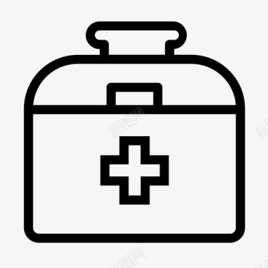 绷带急救箱绷带护理图标图标