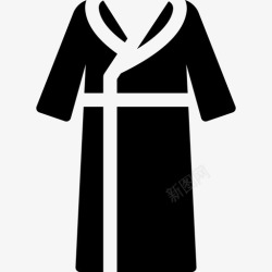 长袍女人女人的长袍时尚衣服图标高清图片