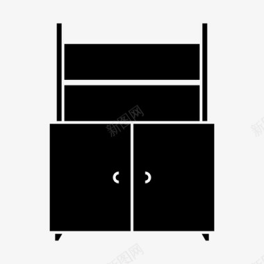 雕刻一套家具家具橱柜室内图标图标