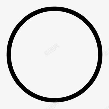 圆形状圆圆形状简单的圆图标图标