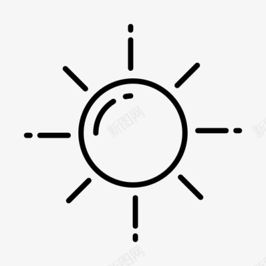 太阳大气元素图标图标