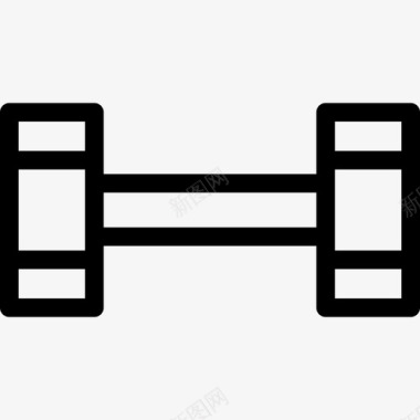 哑铃体育健身图标图标