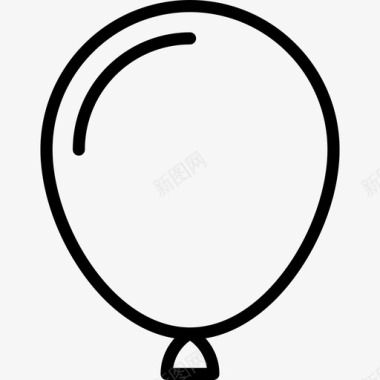 气球游乐园线路飞行器直线型图标图标