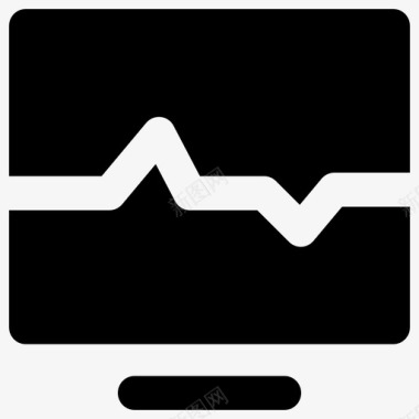 心电图固体医疗元素2填充图标图标