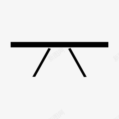 桌子家具木制图标图标