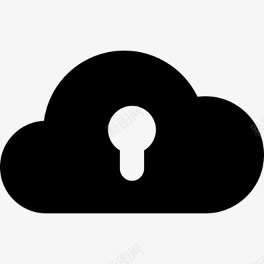 云技术网络安全图标图标
