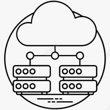 分布式数据库集中数据库数据库管理系统图标图标