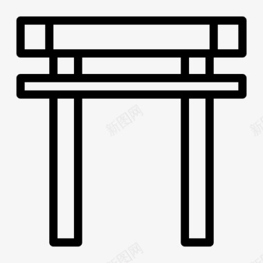 大门中国图标图标