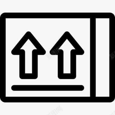 升空直线后勤图标图标