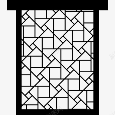 建筑物窗户建筑物窗户和阳台图标图标